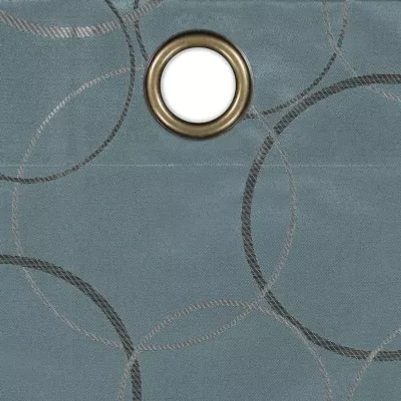 Eclipse Meridian Grommet Top Blackout Single Curtain Panel