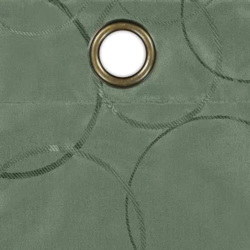 Eclipse Meridian Grommet Top Blackout Single Curtain Panel