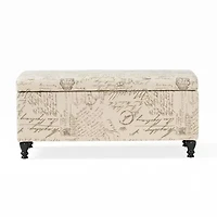 Parisian Storage Ottoman