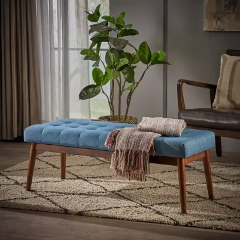 Flavel Tufted Ottoman