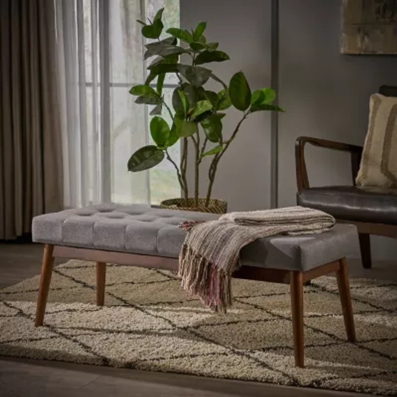 Flavel Tufted Ottoman