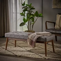 Flavel Tufted Ottoman