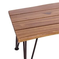 Zion Weather Resistant Iron Coffee Table
