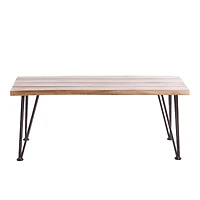 Zion Weather Resistant Iron Coffee Table