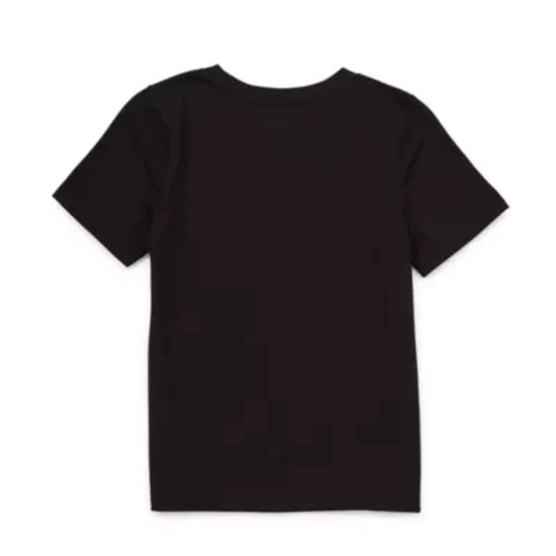 Miles Morales Little & Big Kid Boys Crew Neck Short Sleeve Regular Fit Spiderman Graphic T-Shirt
