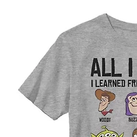 Little & Big Kid Boys Crew Neck Short Sleeve Slim Fit Toy Story Graphic T-Shirt