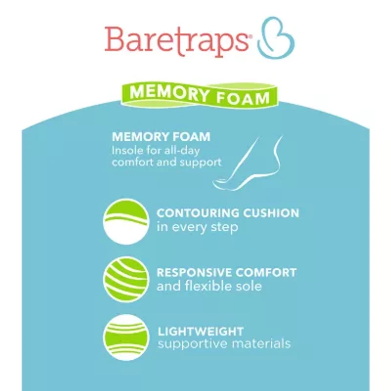 Baretraps Marcie Womens Round Closed Toe Slip-On Shoe