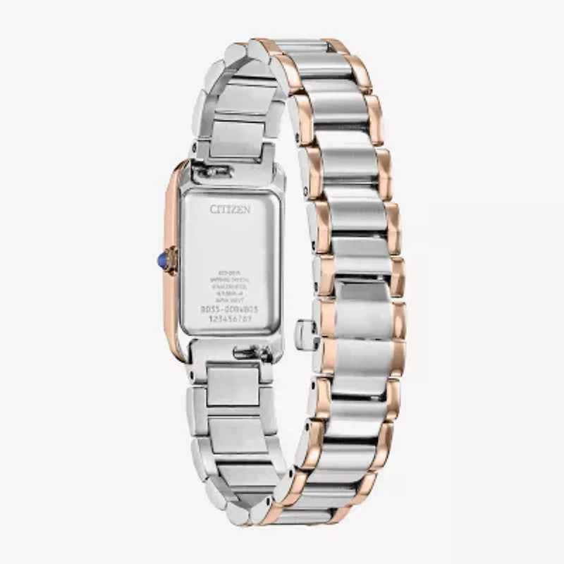 Citizen Womens Two Tone Stainless Steel Bracelet Watch Ew5624-54y