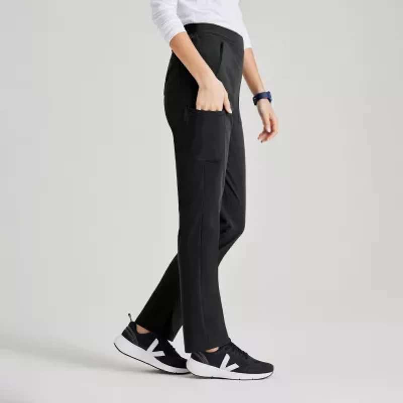 Barco Unify Bup601 Purpose 5-Pocket High-Rise Slim Leg Womens Stretch Fabric Moisture Wicking Scrub Pant