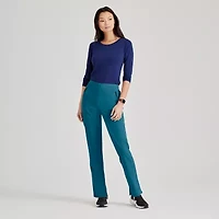 Barco Unify Bup601 Purpose 5-Pocket High-Rise Slim Leg Womens Stretch Fabric Moisture Wicking Scrub Pant