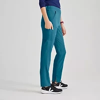 Barco Unify Bup601 Purpose 5-Pocket High-Rise Slim Leg Womens Stretch Fabric Moisture Wicking Scrub Pant