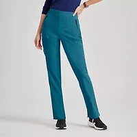 Barco Unify Bup601 Purpose 5-Pocket High-Rise Slim Leg Womens Plus Tall Stretch Fabric Moisture Wicking Scrub Pant