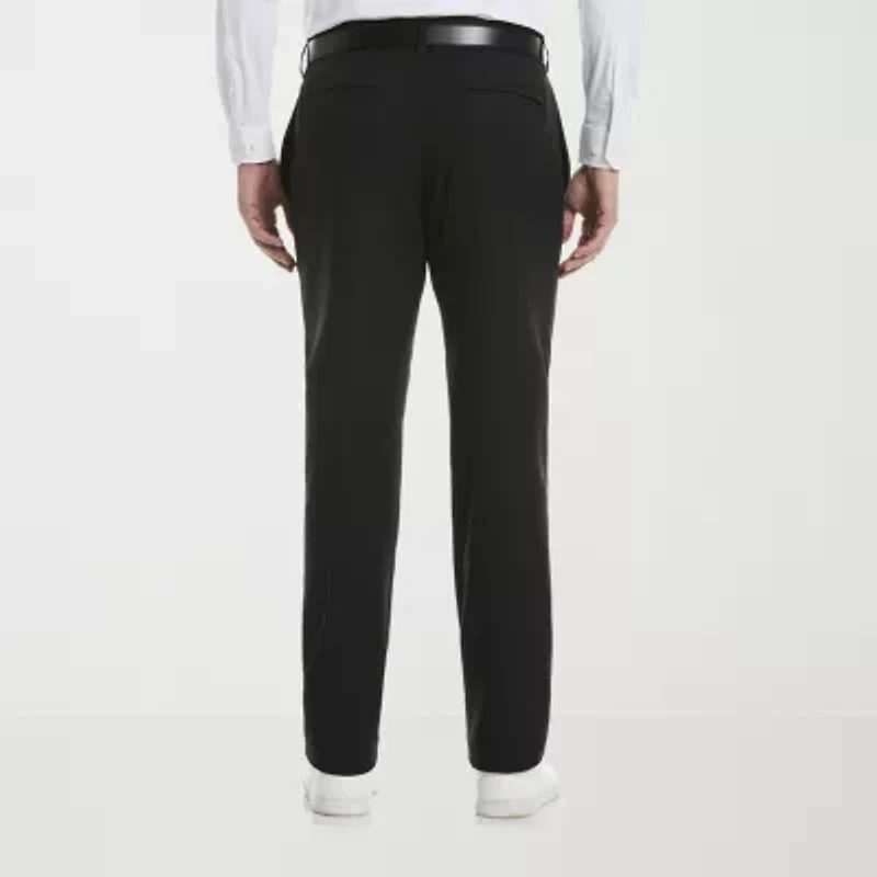 Savane Techworks Performance Mens Straight Fit Dress Flat Front Pant
