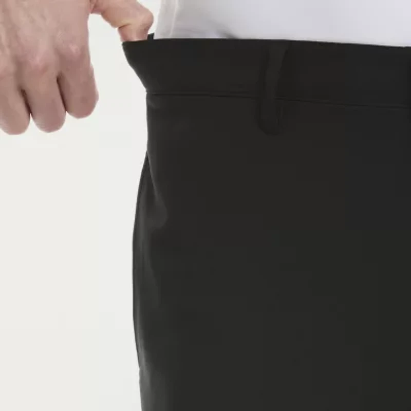 Savane Techworks Performance Mens Straight Fit Dress Flat Front Pant