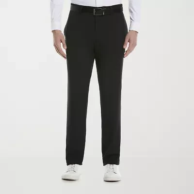Savane Techworks Performance Mens Straight Fit Dress Flat Front Pant