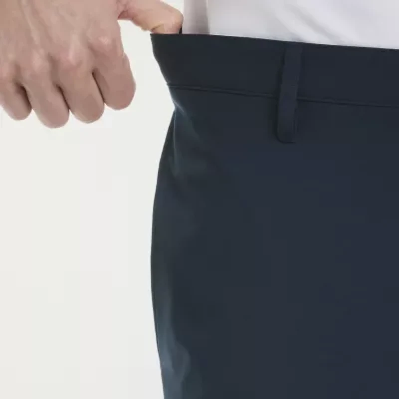 Savane Techworks Performance Mens Straight Fit Dress Flat Front Pant