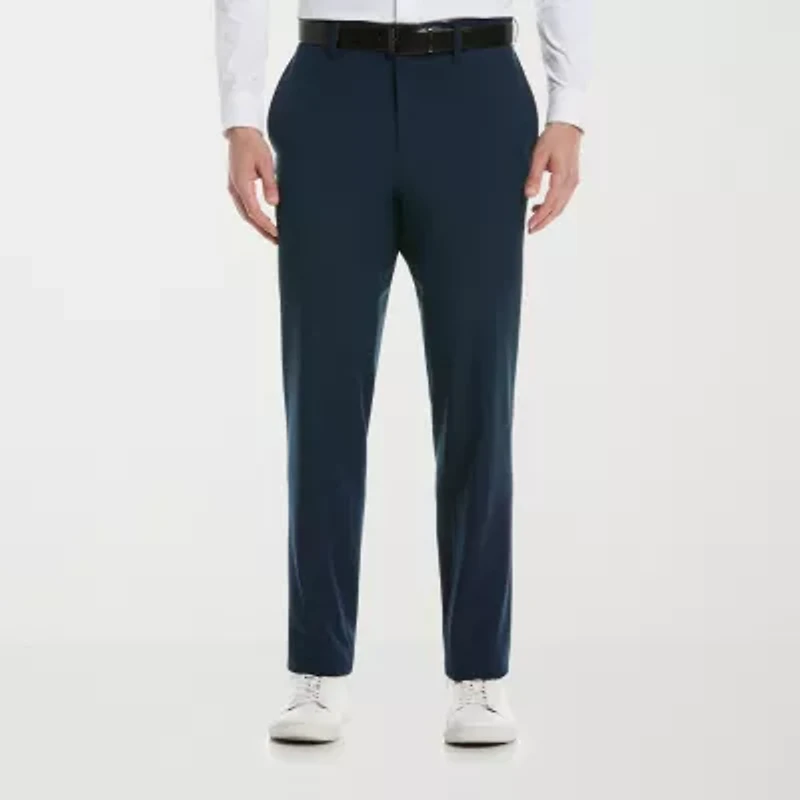 Savane Techworks Performance Mens Straight Fit Dress Flat Front Pant