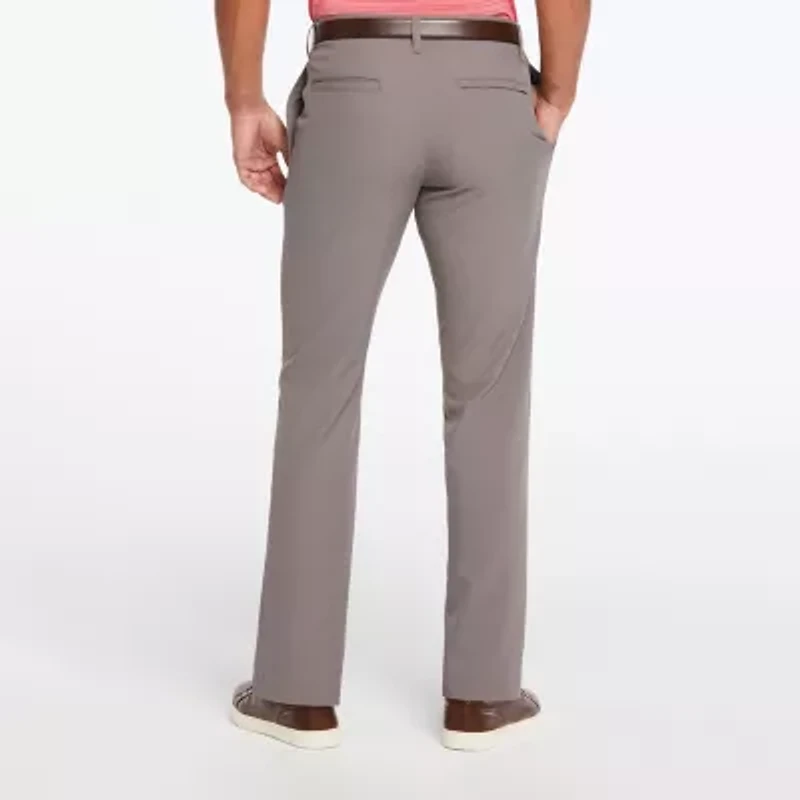 Savane Techworks Performance Mens Straight Fit Dress Flat Front Pant