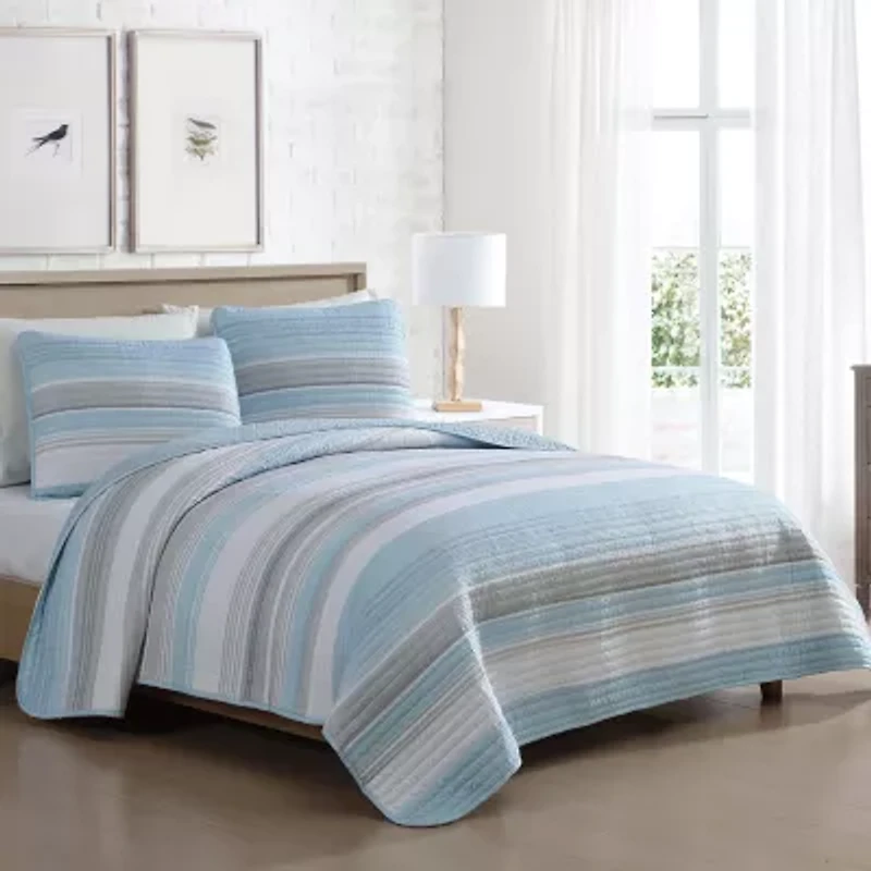 Beatrice Home Fashions Coralinn Quilt Set