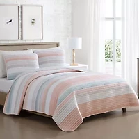 Beatrice Home Fashions Coralinn Quilt Set