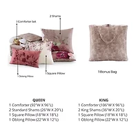 Bebejan Florence 5-pc. Midweight Reversible Comforter Set