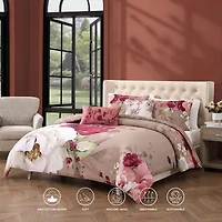 Bebejan Florence 5-pc. Midweight Reversible Comforter Set