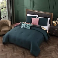 Bebejan Botanical Bird 5-pc. Midweight Reversible Comforter Set