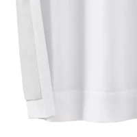 INK+IVY Kids Angie Ruffle Rod Pocket Back Tab 100% Blackout Single Curtain Panel