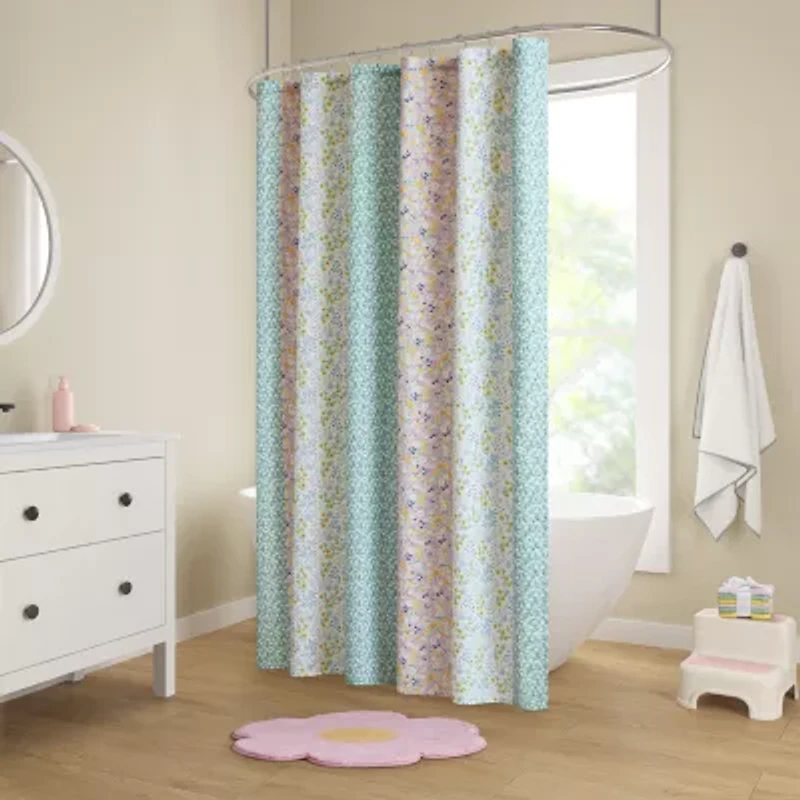 INK+IVY Kids Molly Floral Shower Curtain