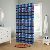 INK+IVY Kids All Star Sports Shower Curtain