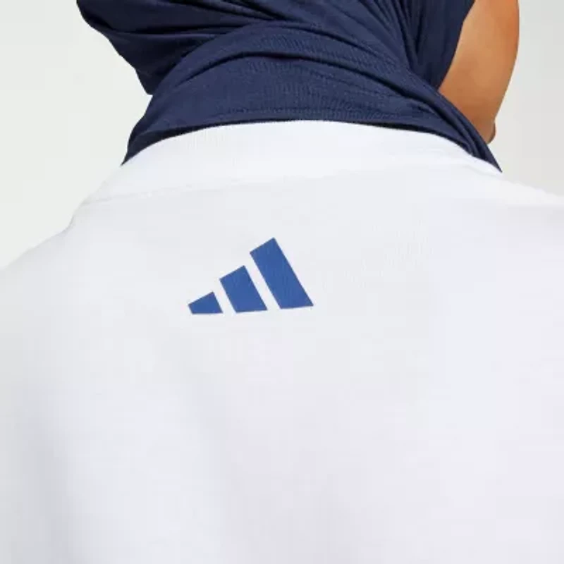 adidas Womens Crew Neck Short Sleeve Active T-Shirt