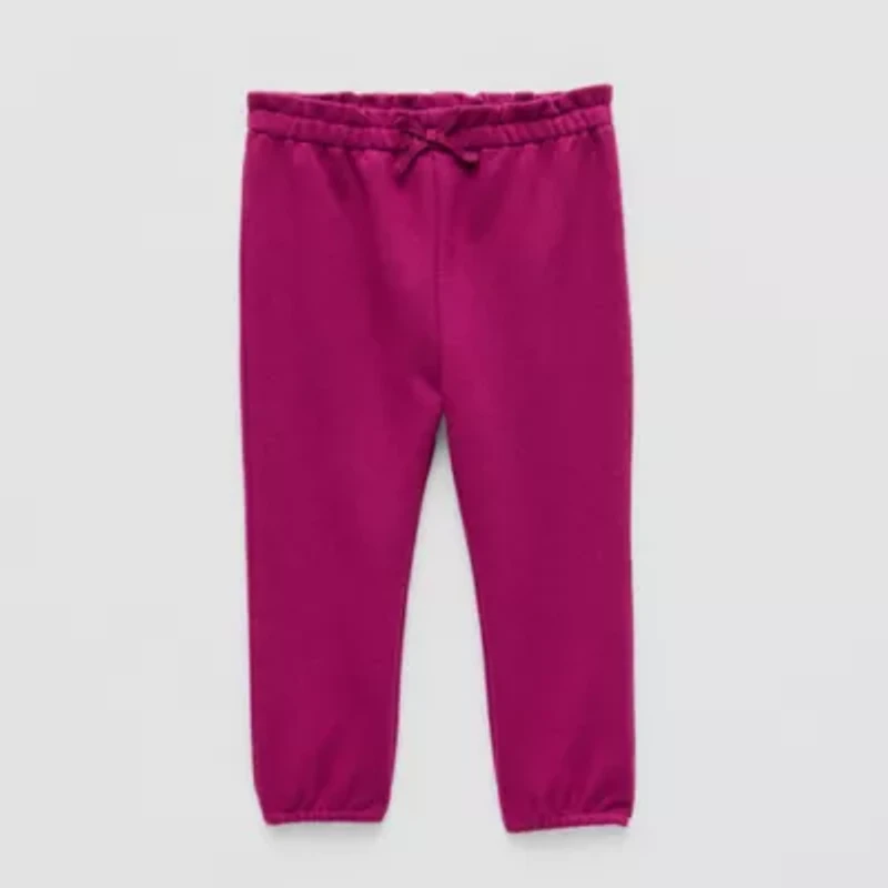 Okie Dokie Baby Girls Cuffed Regular Fit Pull-On Pant