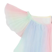 Rare Editions Big Kid Girls Short Sleeve Flutter A-Line Dress