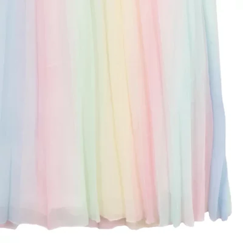 Rare Editions Big Kid Girls Short Sleeve Flutter A-Line Dress