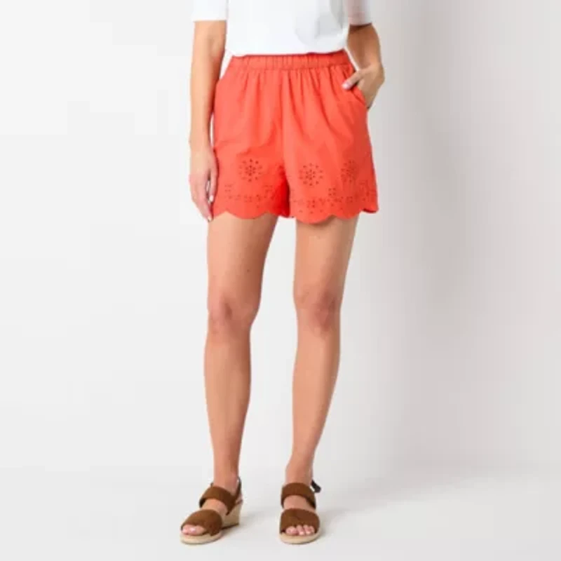 St. John's Bay Womens Pull-On Short