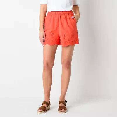 St. John's Bay Womens Pull-On Short