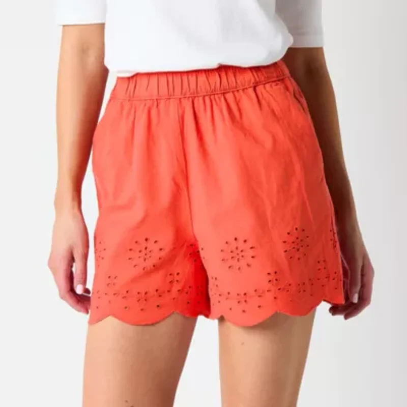 St. John's Bay Womens Pull-On Short