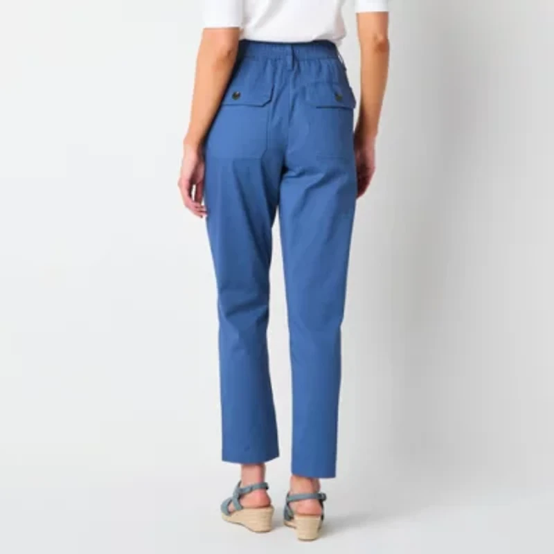 St. John's Bay Womens Slim Flat Front Pant