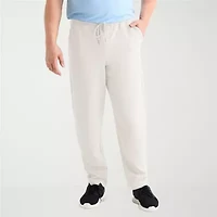 Xersion French Terry Mens Drawstring Waist Straight Mid Rise Loose Fit Sweatpant