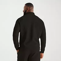Xersion Mens Mock Neck Long Sleeve Big and Tall Quarter-Zip Pullover