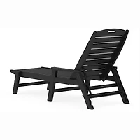 Martha Stewart by POLYWOOD® Nautical Chaise With Arms Lounge Chair