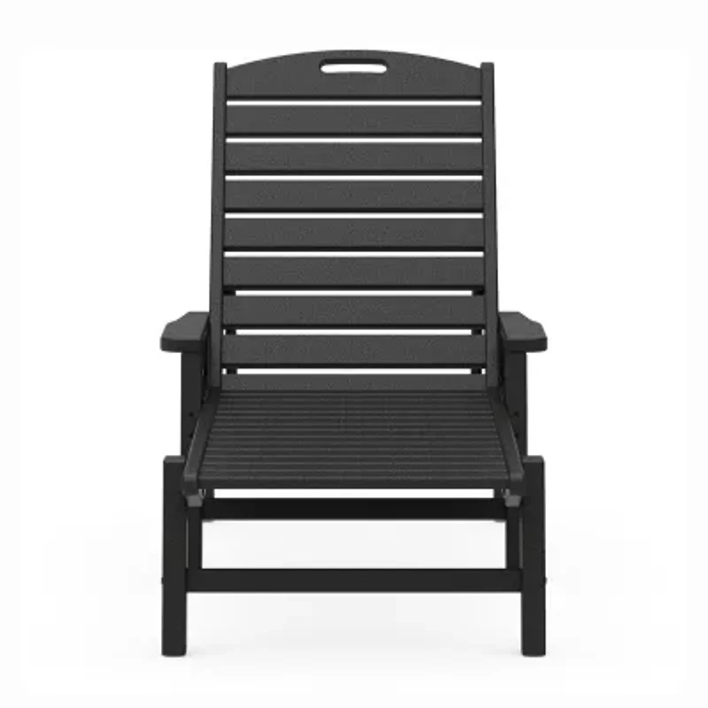 Martha Stewart by POLYWOOD® Nautical Chaise With Arms Lounge Chair