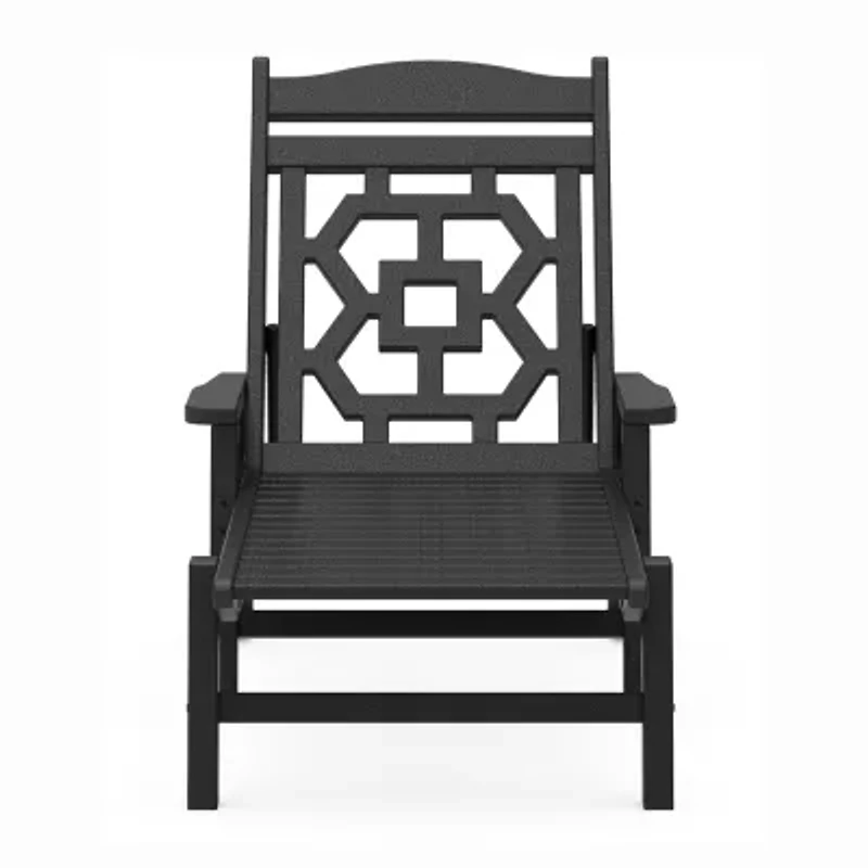 Martha Stewart by POLYWOOD® Chinoiserie Chaise Lounge Chair