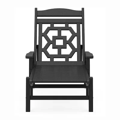 Martha Stewart by POLYWOOD® Chinoiserie Chaise Lounge Chair