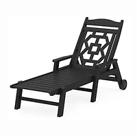 Martha Stewart by POLYWOOD® Chinoiserie Chaise Lounge Chair