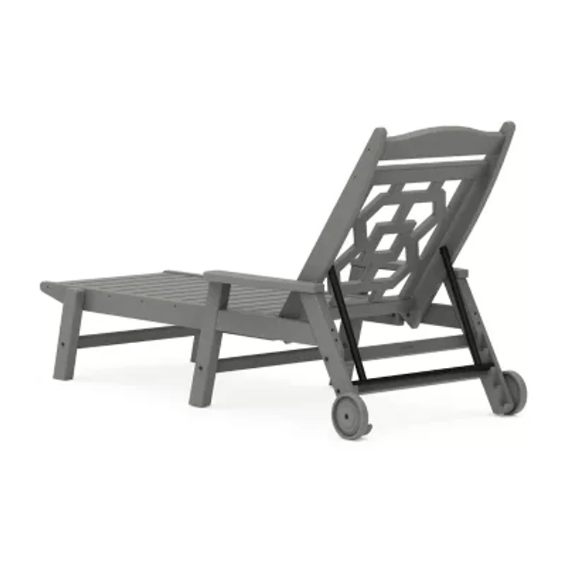 Martha Stewart by POLYWOOD® Chinoiserie Chaise Lounge Chair