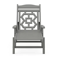Martha Stewart by POLYWOOD® Chinoiserie Chaise Lounge Chair