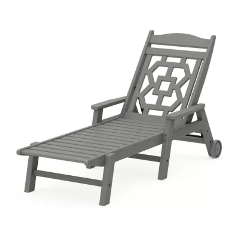 Martha Stewart by POLYWOOD® Chinoiserie Chaise Lounge Chair