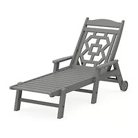 Martha Stewart by POLYWOOD® Chinoiserie Chaise Lounge Chair