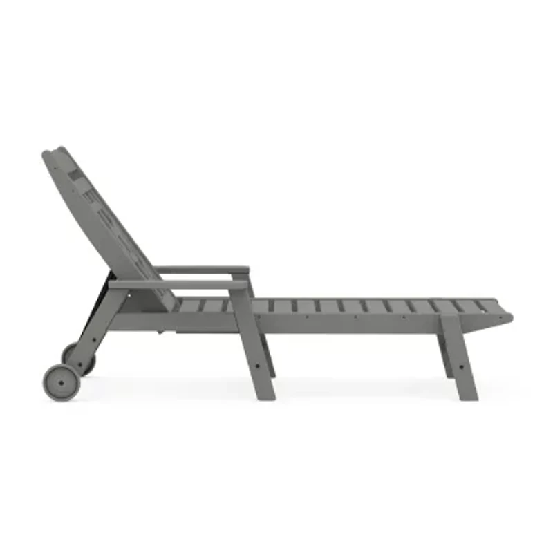 Martha Stewart by POLYWOOD® Chinoiserie Chaise Lounge Chair